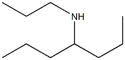 N-propyl-N-(1-propylbutyl)amine Structure