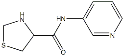 N-pyridin-3-yl-1,3-thiazolidine-4-carboxamide 结构式