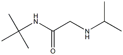 N-tert-butyl-2-(propan-2-ylamino)acetamide 结构式