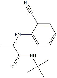  N-tert-butyl-2-[(2-cyanophenyl)amino]propanamide