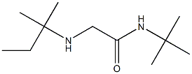 N-tert-butyl-2-[(2-methylbutan-2-yl)amino]acetamide