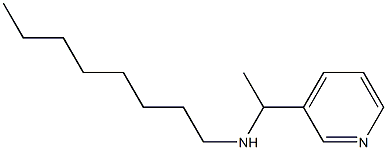 octyl[1-(pyridin-3-yl)ethyl]amine Structure