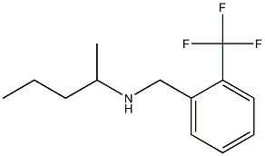 pentan-2-yl({[2-(trifluoromethyl)phenyl]methyl})amine 化学構造式