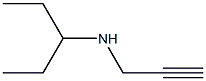 pentan-3-yl(prop-2-yn-1-yl)amine Structure