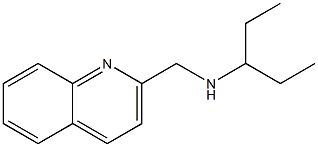 pentan-3-yl(quinolin-2-ylmethyl)amine Structure