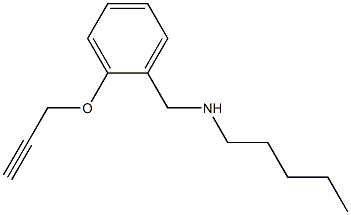 pentyl({[2-(prop-2-yn-1-yloxy)phenyl]methyl})amine