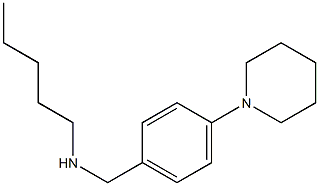 pentyl({[4-(piperidin-1-yl)phenyl]methyl})amine Structure