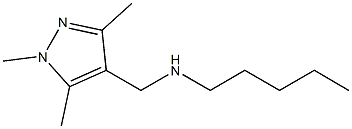 pentyl[(1,3,5-trimethyl-1H-pyrazol-4-yl)methyl]amine|