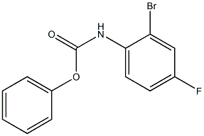 phenyl N-(2-bromo-4-fluorophenyl)carbamate Struktur