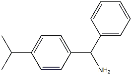 phenyl[4-(propan-2-yl)phenyl]methanamine Struktur
