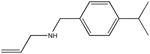 prop-2-en-1-yl({[4-(propan-2-yl)phenyl]methyl})amine 结构式