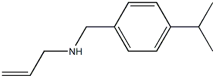 prop-2-en-1-yl({[4-(propan-2-yl)phenyl]methyl})amine Structure