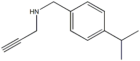 prop-2-yn-1-yl({[4-(propan-2-yl)phenyl]methyl})amine Structure