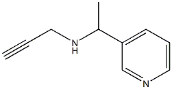 prop-2-yn-1-yl[1-(pyridin-3-yl)ethyl]amine Structure