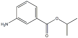 propan-2-yl 3-aminobenzoate 结构式