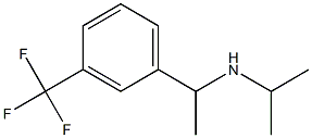 propan-2-yl({1-[3-(trifluoromethyl)phenyl]ethyl})amine Structure