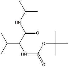 tert-butyl 1-[(isopropylamino)carbonyl]-2-methylpropylcarbamate,,结构式