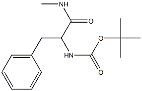 tert-butyl 1-benzyl-2-(methylamino)-2-oxoethylcarbamate,,结构式