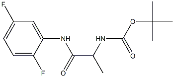 tert-butyl N-{1-[(2,5-difluorophenyl)carbamoyl]ethyl}carbamate