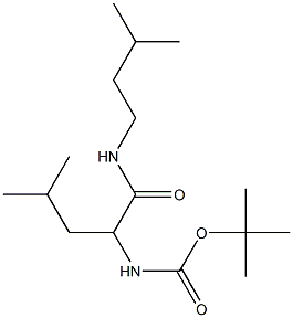 tert-butyl N-{3-methyl-1-[(3-methylbutyl)carbamoyl]butyl}carbamate|
