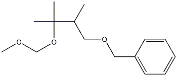 (3-Methoxymethoxy-2,3-dimethyl-butoxymethyl)-benzene,,结构式