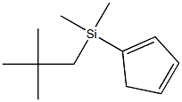 Tert-Butylcyclopentadienyltrimethylsilane,,结构式