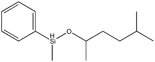 methyl-(5-methylhexan-2-yloxy)-phenyl-silane,,结构式