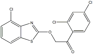 2-(4-CHLOROBENZO[D]THIAZOL-2-YLOXY)-1-(2,4-DICHLOROPHENYL)ETHANONE|