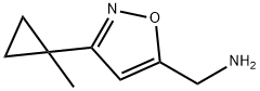 5-Isoxazolemethanamine,  3-(1-methylcyclopropyl)-|