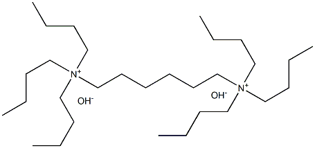 Hexane-1,6-bis(tributylammonium)dihydroxide, 20% w/w aq. soln. 化学構造式