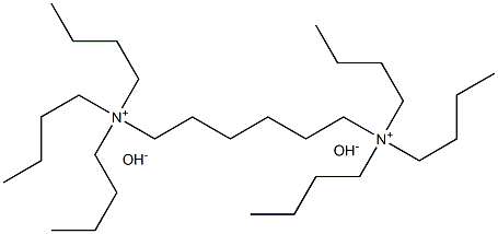 氢氧化己烷-1,6-双(三丁基铵), , 结构式