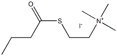 S-BUTYRYLTHIOCHOLINE IODIDE 98% extrapure for biochemistry Structure