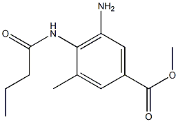 Methyl 3-Methyl-4-n-Butyramino-5-Amino Benzoic Acid