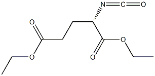 (S)-diethyl 2-isocyanatopentanedioate Structure