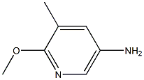 5-Amino-2-methoxy-3-methylpyridine 化学構造式