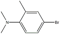 N-(4-bromo-2-methylphenyl)-N,N-dimethylamine Struktur