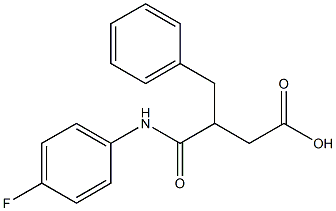 3-benzyl-4-(4-fluoroanilino)-4-oxobutanoic acid