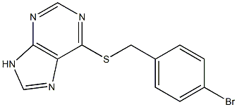 4-bromobenzyl 9H-purin-6-yl sulfide