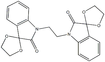 1-[2-(2-oxo-2,3-dihydrospiro[1H-indole-3,2'-[1,3]-dioxolane]-1-yl)ethyl]-1,3-dihydrospiro[2H-indole-3,2'-[1,3]-dioxolane]-2-one