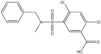  5-{[benzyl(methyl)amino]sulfonyl}-2,4-dichlorobenzoic acid