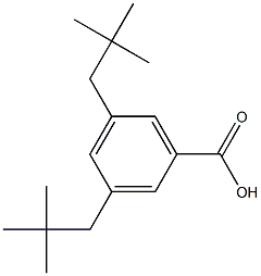 3,5-dineopentylbenzoic acid,,结构式