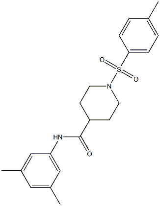 N-(3,5-dimethylphenyl)-1-[(4-methylphenyl)sulfonyl]-4-piperidinecarboxamide Structure