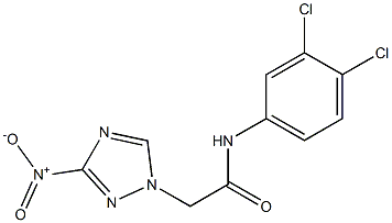  N-(3,4-dichlorophenyl)-2-{3-nitro-1H-1,2,4-triazol-1-yl}acetamide