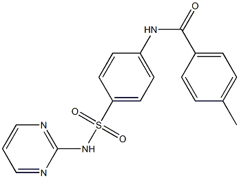 4-methyl-N-{4-[(2-pyrimidinylamino)sulfonyl]phenyl}benzamide|