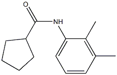 N-(2,3-dimethylphenyl)cyclopentanecarboxamide 化学構造式