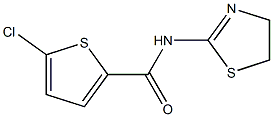 5-chloro-N-(4,5-dihydro-1,3-thiazol-2-yl)-2-thiophenecarboxamide Struktur