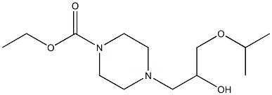  ethyl 4-(2-hydroxy-3-isopropoxypropyl)-1-piperazinecarboxylate