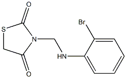 3-[(2-bromoanilino)methyl]-1,3-thiazolidine-2,4-dione
