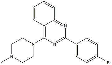 2-(4-bromophenyl)-4-(4-methyl-1-piperazinyl)quinazoline