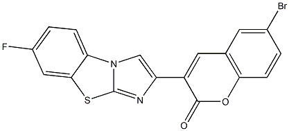 6-bromo-3-(7-fluoroimidazo[2,1-b][1,3]benzothiazol-2-yl)-2H-chromen-2-one